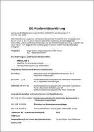 Deyle EG-Konformitätserklaerung Stecklinie-S/Plug Line S Bild