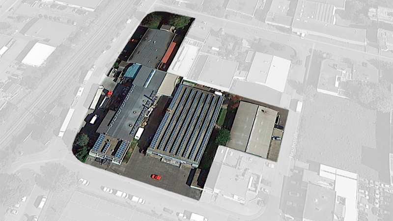 Mehl Gruppe Gebäude Luftbild